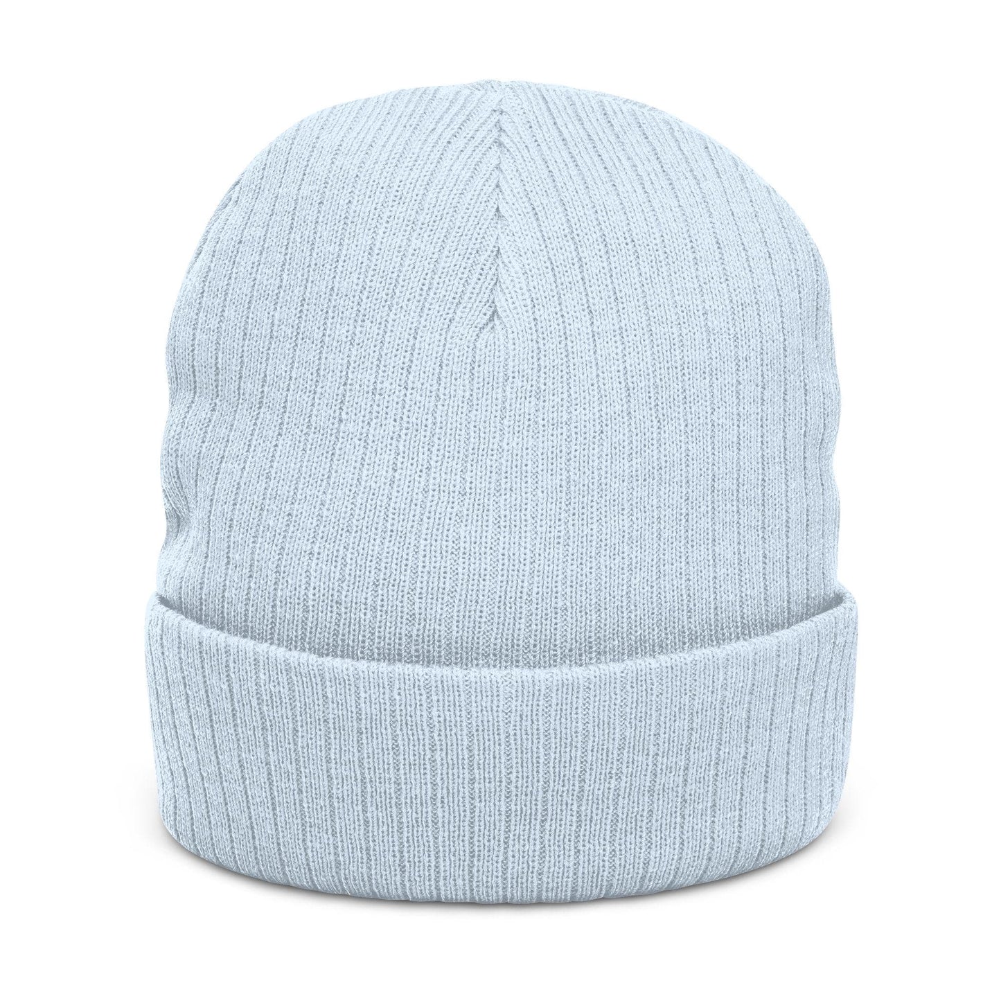 Tiny Embroidered Dog Hug Capibara Ribbed Knit Beanie
