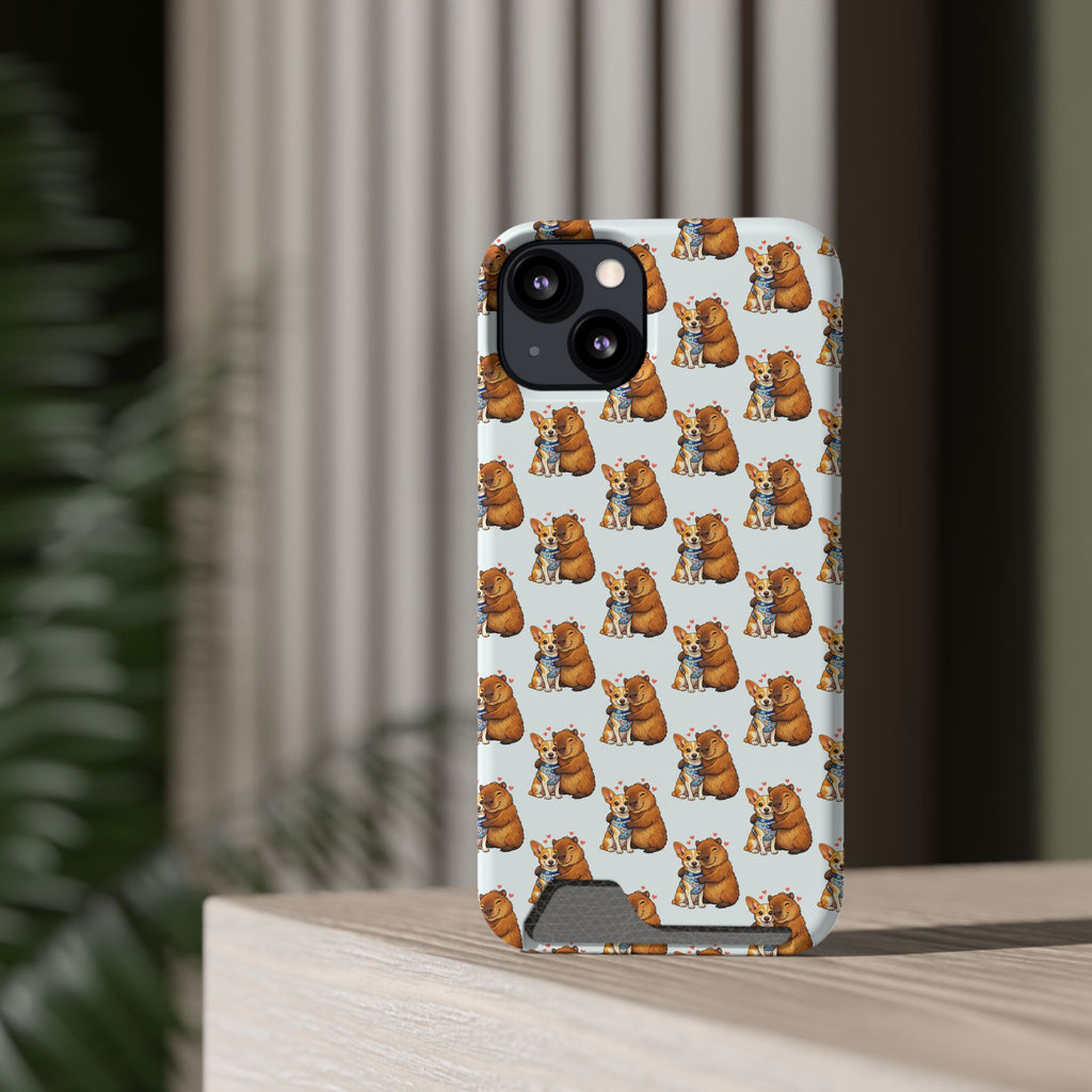 Capybara Card Holder Phone Case