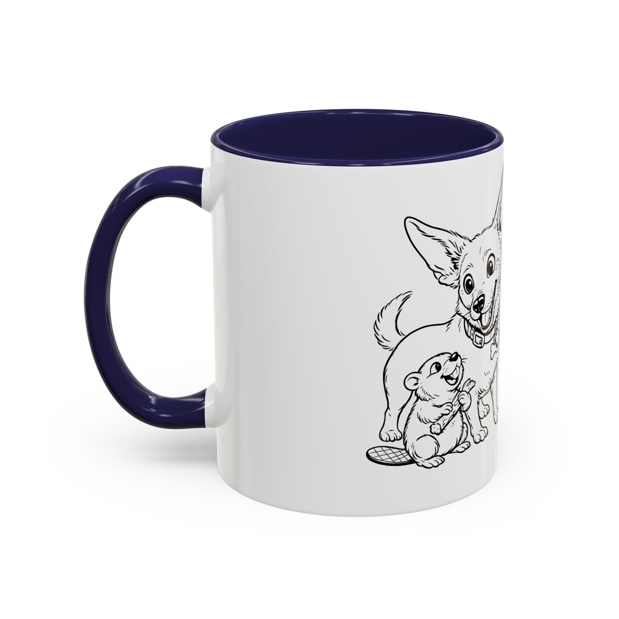 Dog & Capybara Coffee Mug
