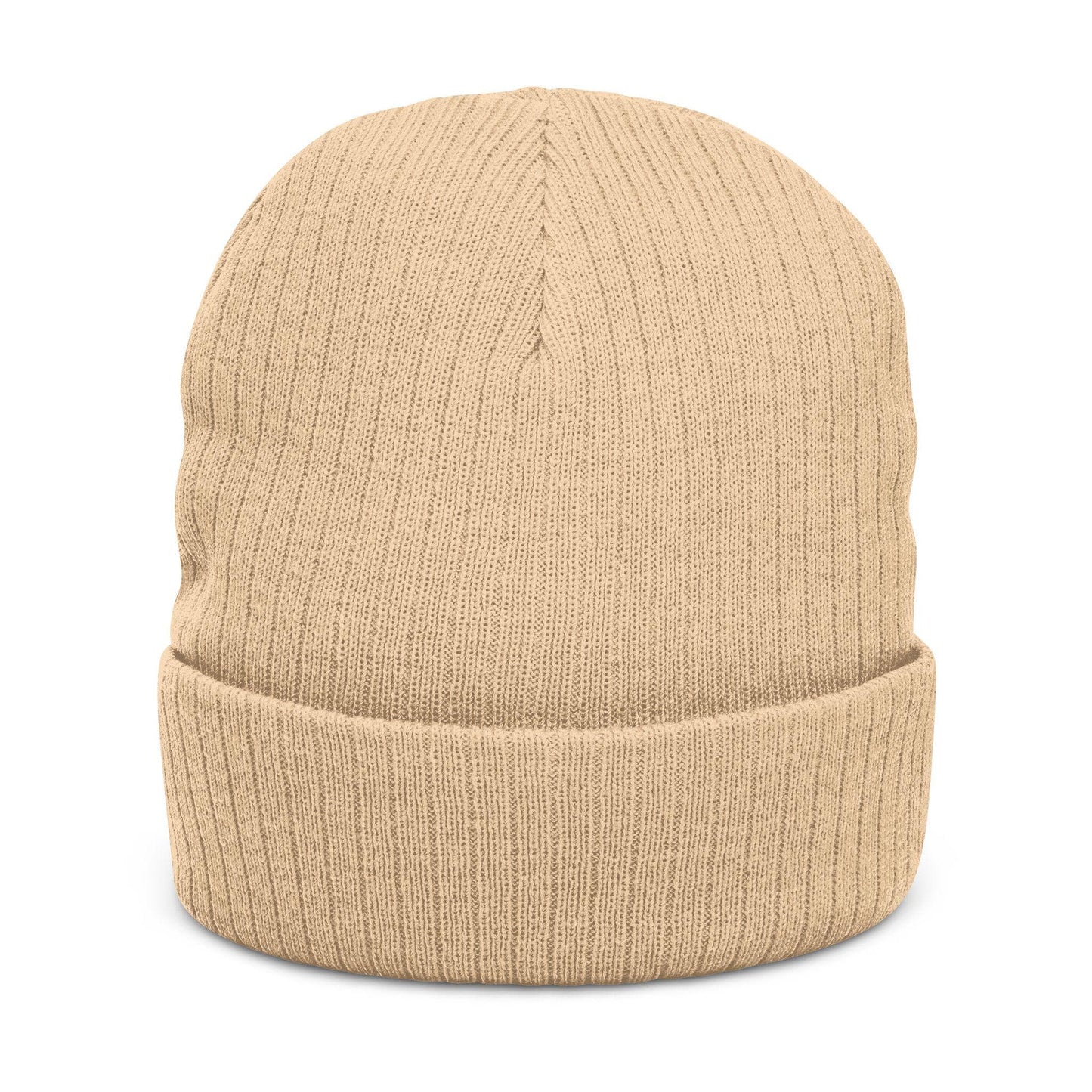 Tiny Embroidered Dog Hug Capibara Ribbed Knit Beanie