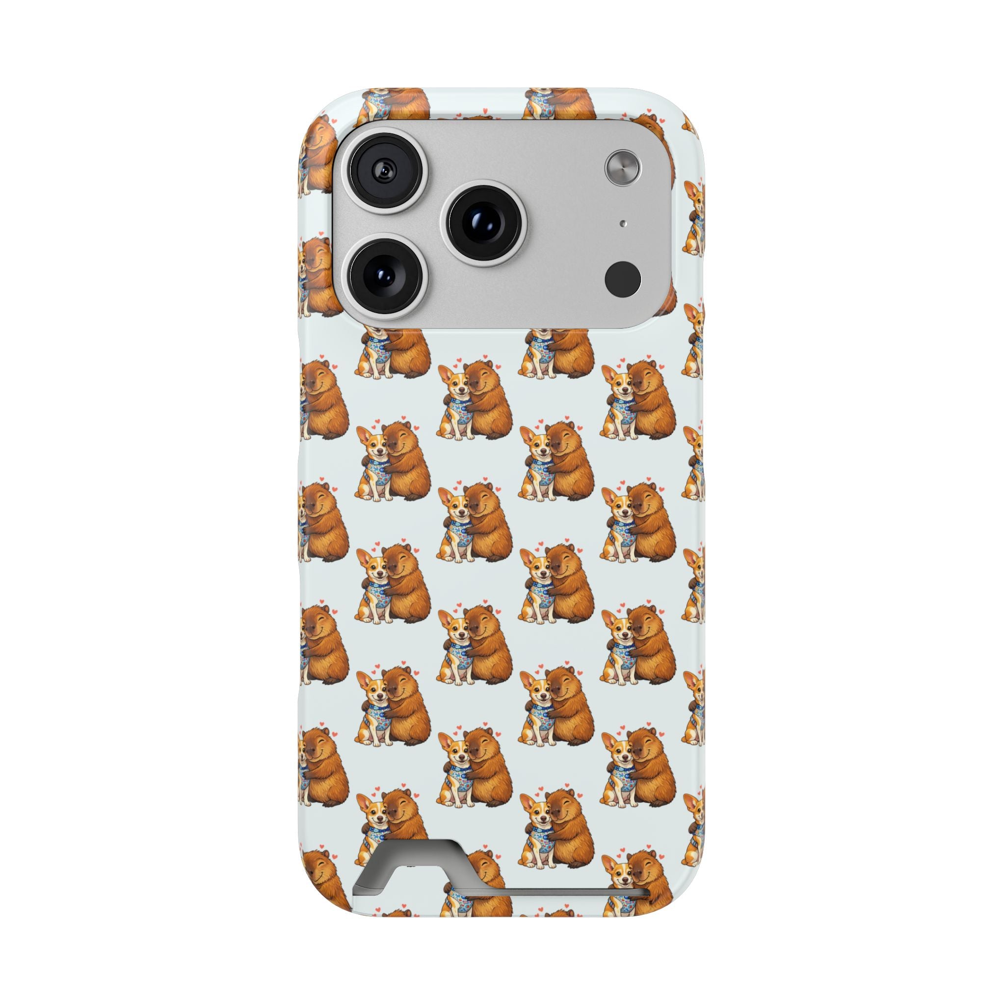Capybara Card Holder Phone Case