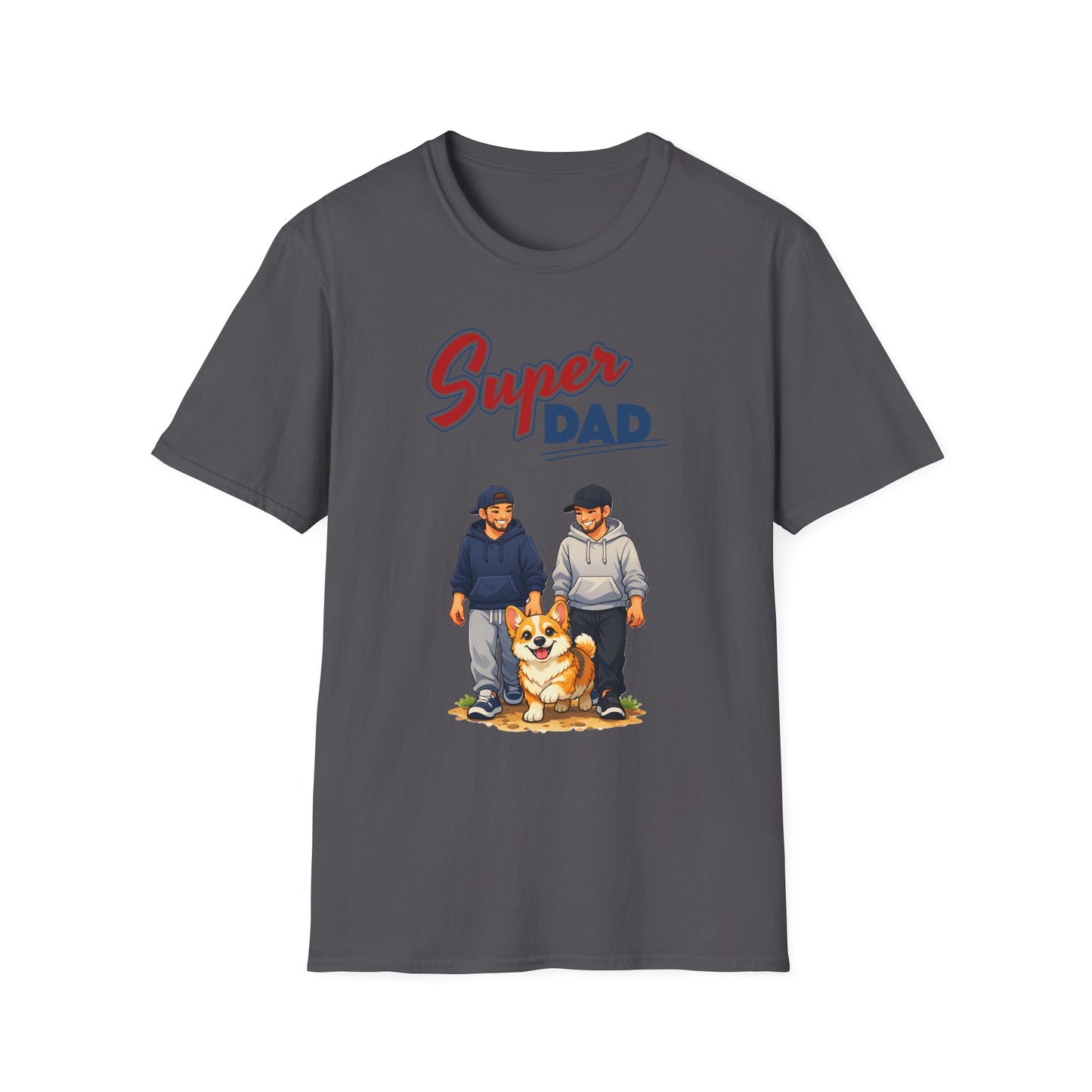 Super Dad Dog T-Shirt — Father & Son Dog Lover Tee Gay