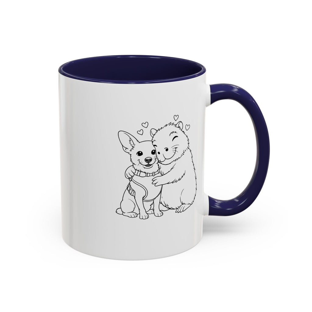 Dog & Capybara Coffee Mug