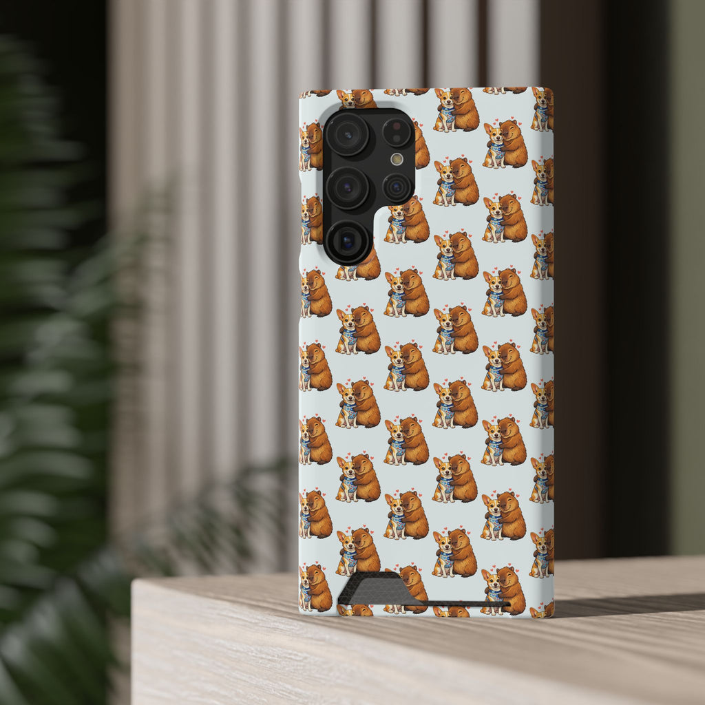 Capybara Card Holder Phone Case