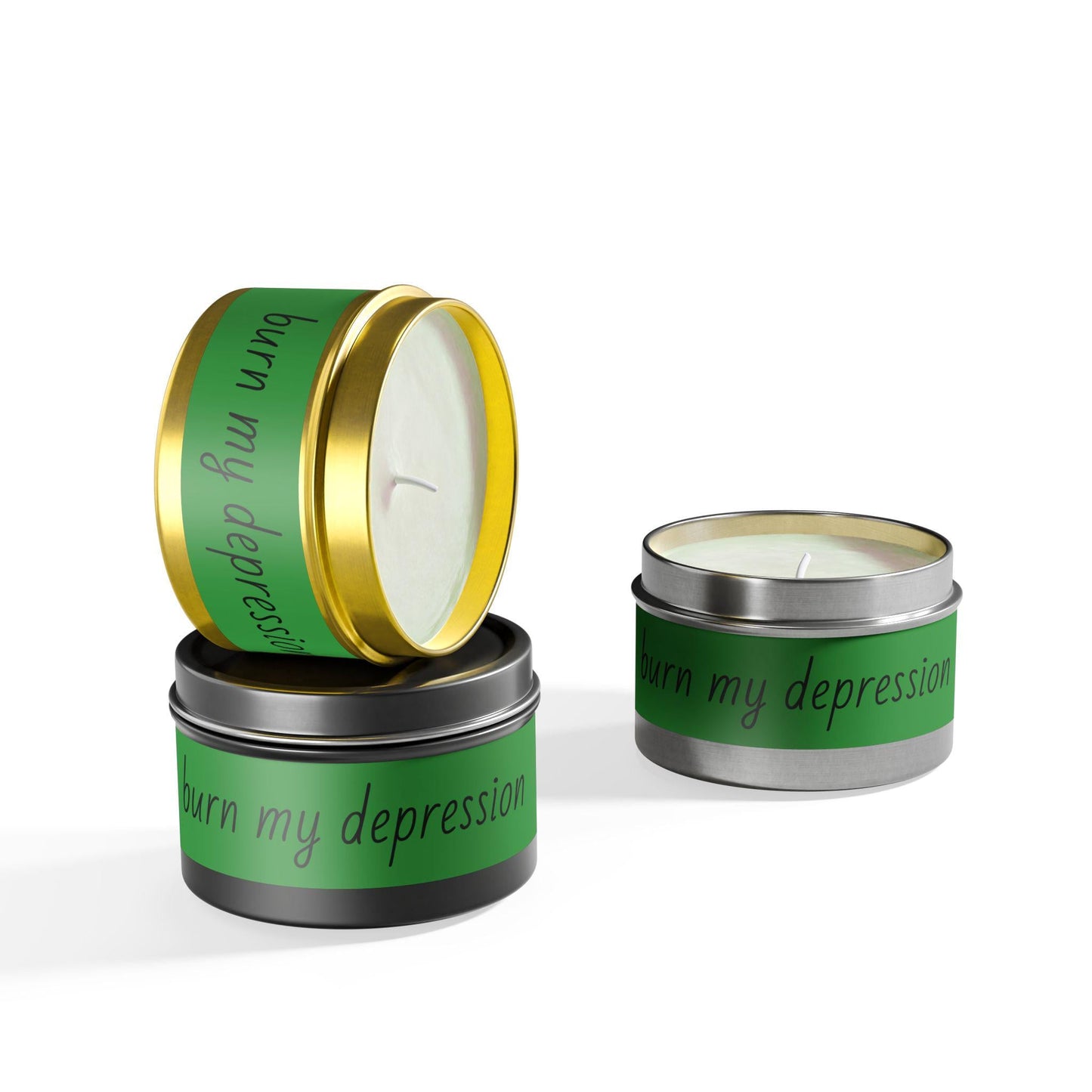 Hand-Poured Coconut Soy Wax Candle – Reusable Tin Vessel, Mood-Lifting Scents