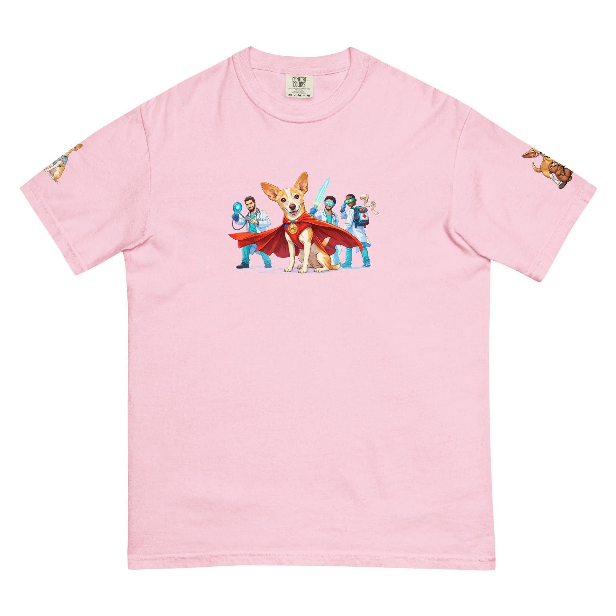{Super Dog T-shirt featuring a fun superhero-inspired dog graphic.} 
{Unisex Super Dog graphic T-shirt for dog lovers.} 
{Garment-dyed Super Dog T-shirt with premium cotton fabric.} 
{Casual Super Dog tee with bold dog-themed artwork.} 
{Soft unisex Super Dog T-shirt for everyday wear.} 
{Super Dog graphic tee with comfortable relaxed fit.} 
{Premium cotton T-shirt featuring a Super Dog design}. 
{Dog lover T-shirt with colorful superhero dog illustration.} 
{Super Dog unisex T-shirt with durable pr