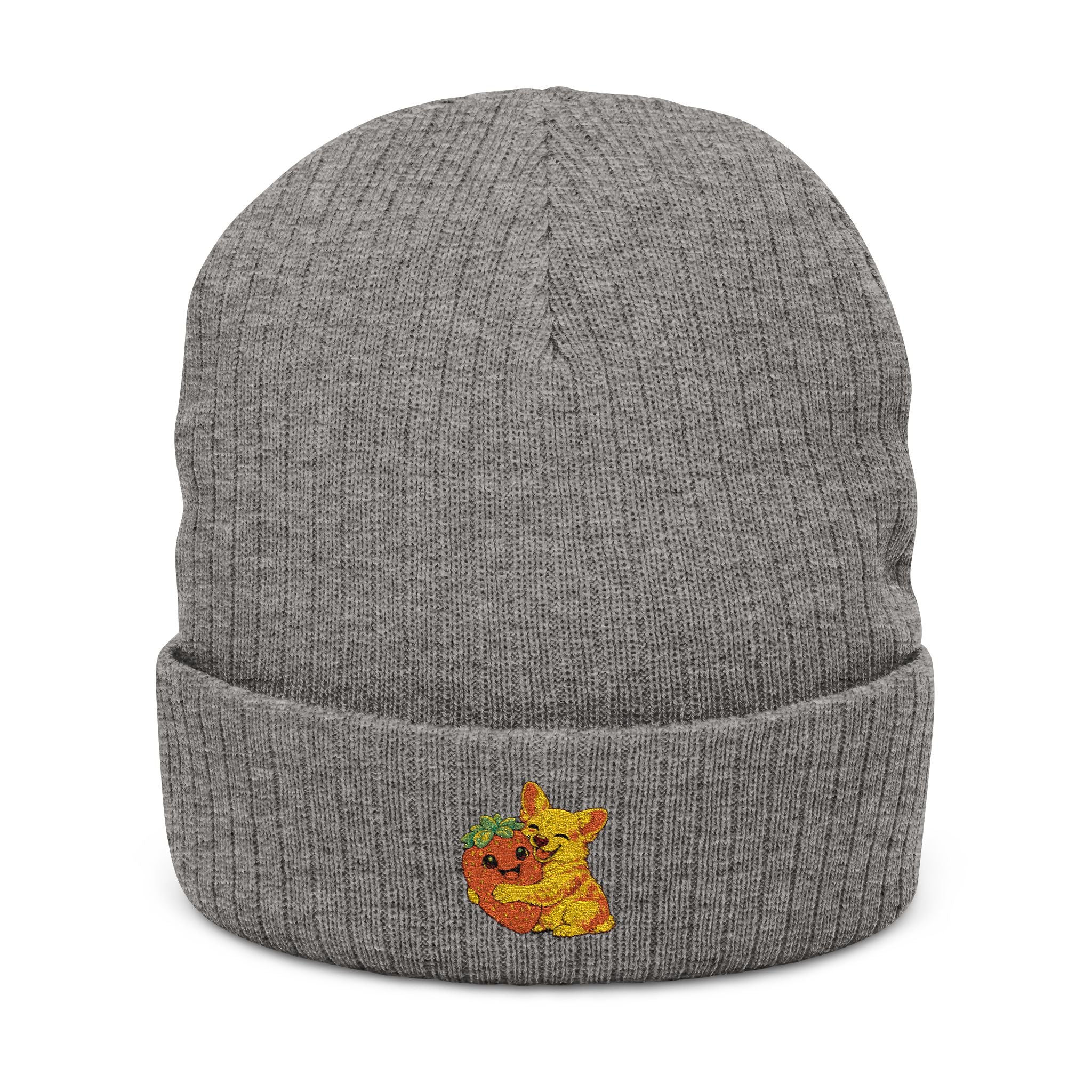 {Embroidered dog strawberry ribbed knit beanie for winter.}
{Cozy ribbed beanie with embroidered dog and strawberry design.}
{Soft knit winter hat featuring a cute dog and strawberry embroidery.}
{Warm embroidered dog strawberry beanie for everyday wear.}
{Unisex ribbed knit beanie with dog and strawberry embroidery.}
{Cute dog strawberry embroidered winter hat with fold-over cuff}.
{Cozy acrylic beanie featuring an embroidered dog and strawberry motif.}
{Stylish ribbed knit beanie with playful dog s