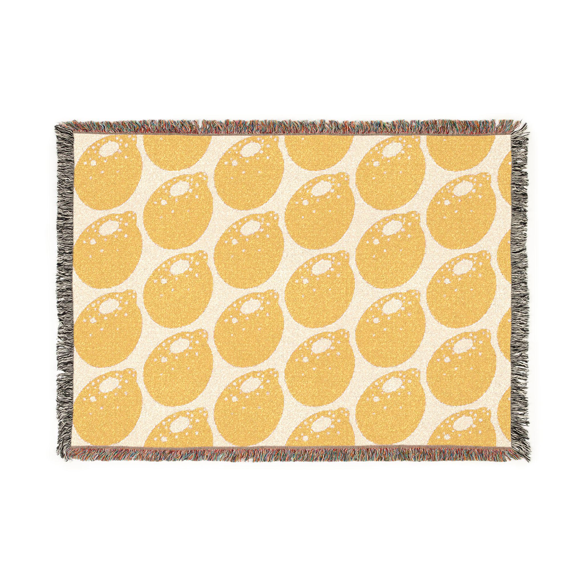 {Retro lemon woven blanket with vibrant citrus pattern.}
{Cozy woven throw blanket featuring a retro lemon design.}
{Lemon pattern woven blanket for home décor and comfort.}
{Soft woven throw with colorful retro lemon artwork.}
{Decorative retro lemon blanket with fringed edges.
{Cozy fruit-themed woven blanket with vintage lemon pattern.}
{Lightweight retro lemon throw blanket for sofa or bed.}
{Woven lemon blanket perfect for picnics and home use.}
{Stylish retro citrus woven throw with lemon prin
