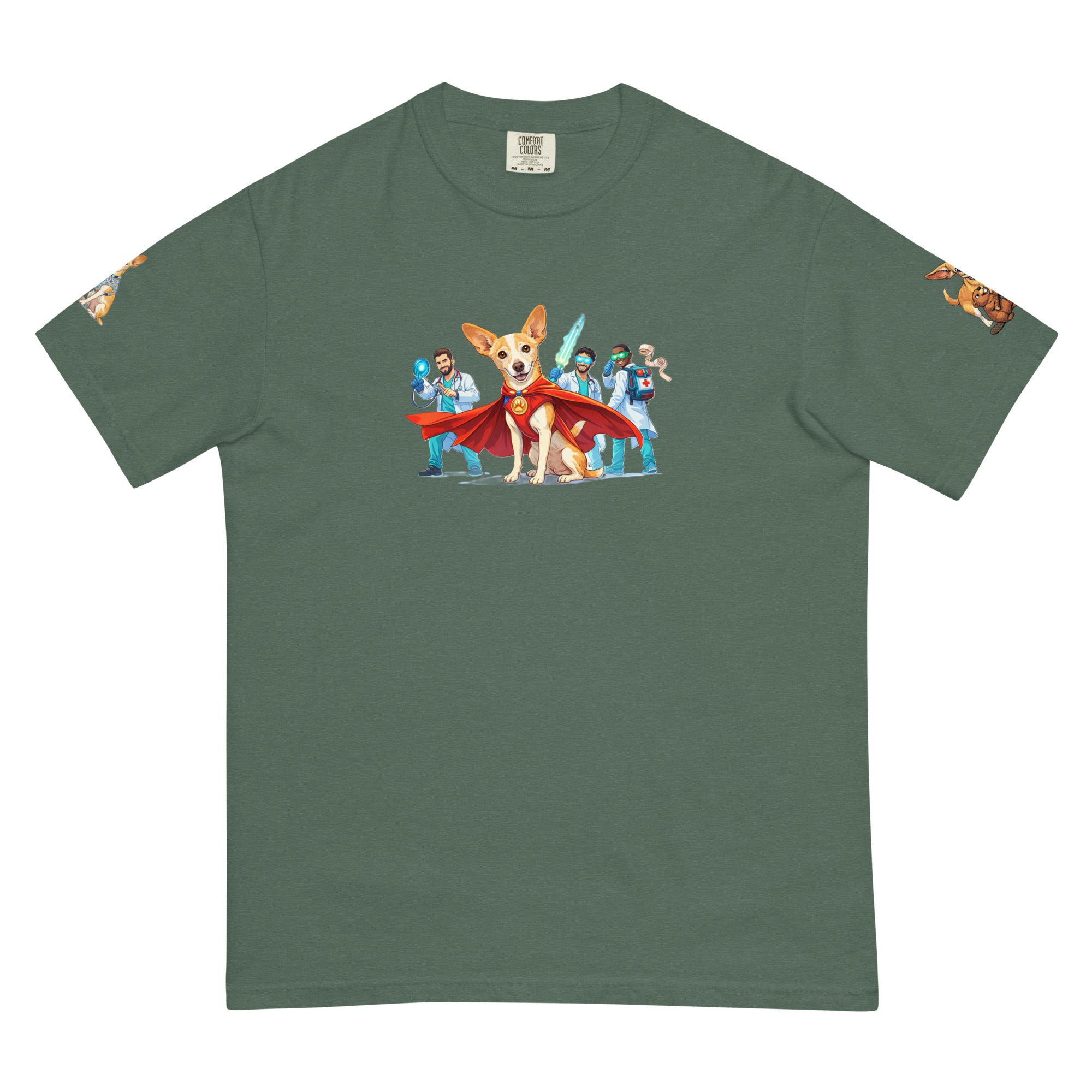 {Super Dog T-shirt featuring a fun superhero-inspired dog graphic.} 
{Unisex Super Dog graphic T-shirt for dog lovers.} 
{Garment-dyed Super Dog T-shirt with premium cotton fabric.} 
{Casual Super Dog tee with bold dog-themed artwork.} 
{Soft unisex Super Dog T-shirt for everyday wear.} 
{Super Dog graphic tee with comfortable relaxed fit.} 
{Premium cotton T-shirt featuring a Super Dog design}. 
{Dog lover T-shirt with colorful superhero dog illustration.} 
{Super Dog unisex T-shirt with durable pr