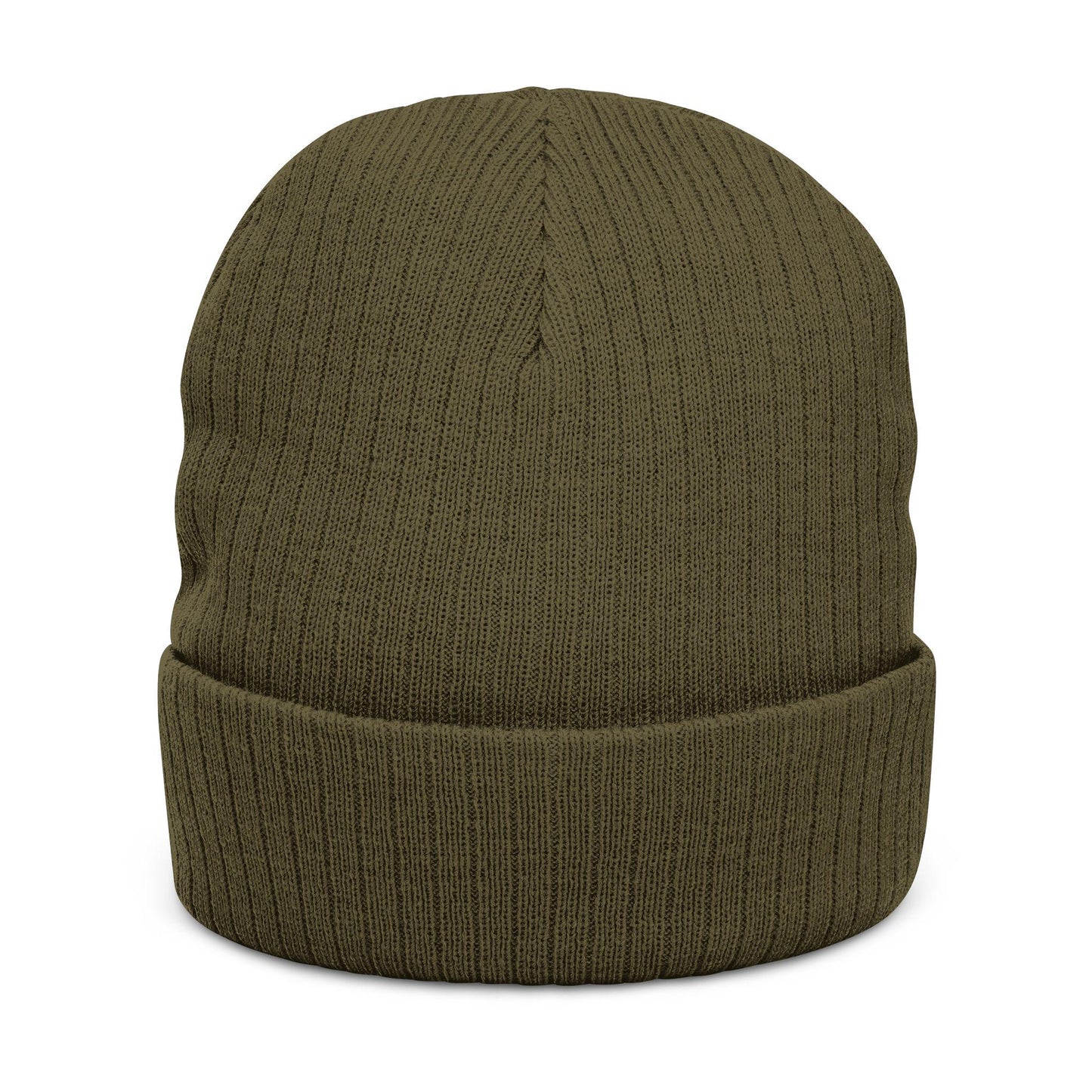 Tiny Embroidered Dog Hug Capibara Ribbed Knit Beanie