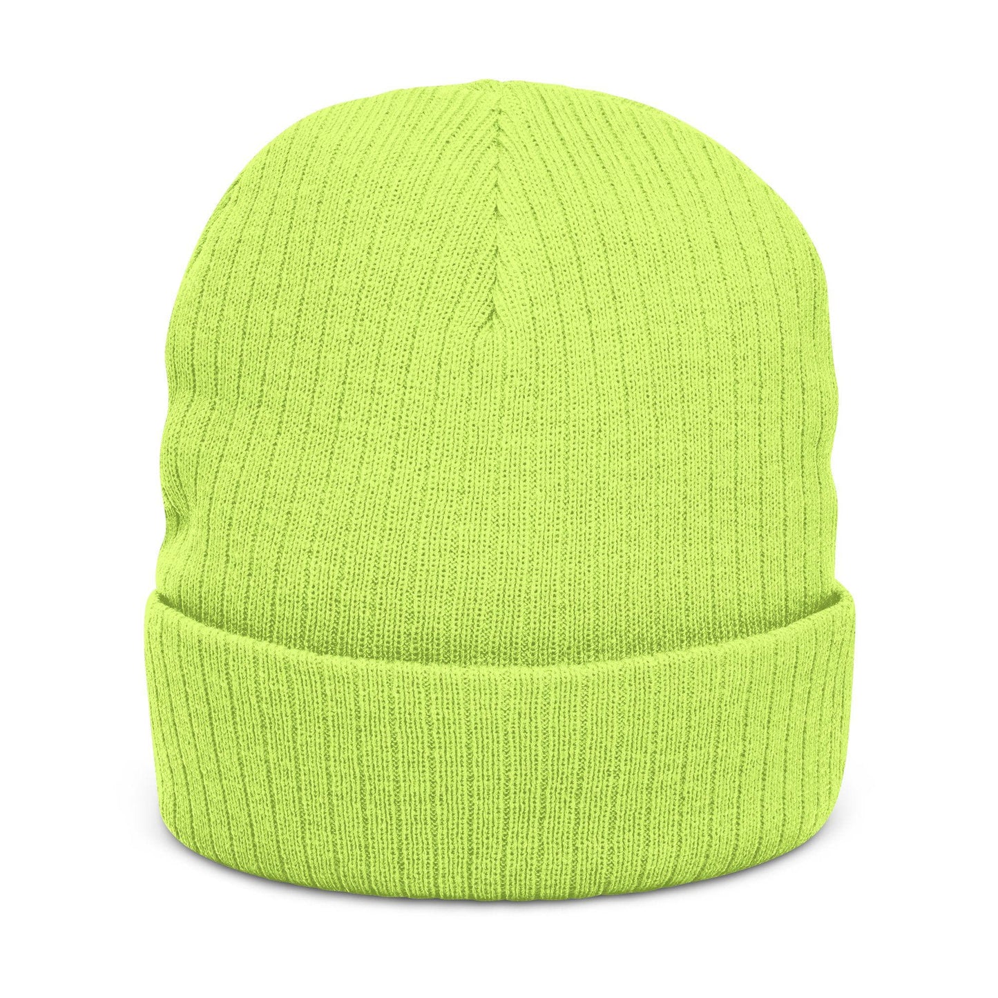 Tiny Embroidered Dog Hug Capibara Ribbed Knit Beanie