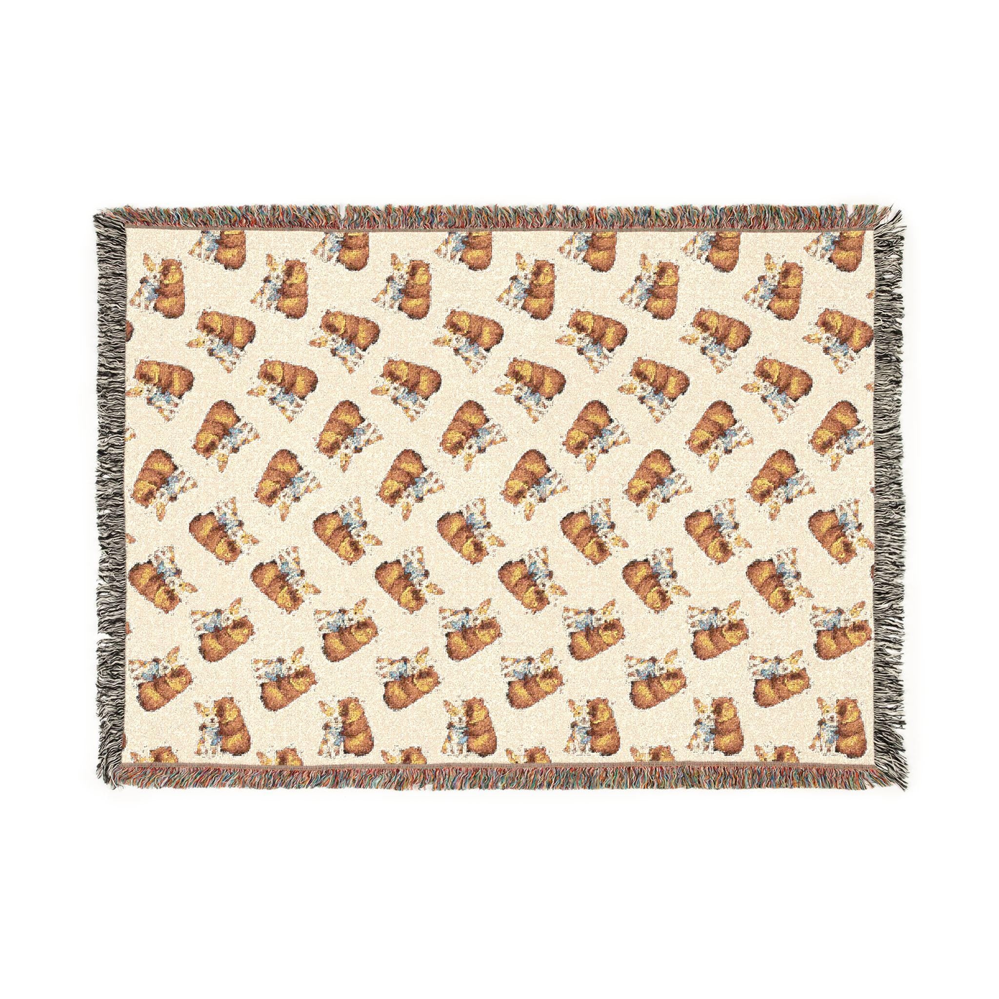 {Cozy Corgi and capybara woven blanket with cabin-inspired design.}
{Woven throw blanket featuring adorable Corgi and capybara pattern.}
{Soft woven blanket with cozy Corgi and capybara artwork.}
{Decorative Corgi and capybara woven throw for home décor.}
{Cozy cabin woven blanket with cute Corgi and capybara design.}
{Warm woven throw blanket featuring playful Corgi and capybara illustrations.}
{Rustic Corgi and capybara woven blanket with fringed edges.}
{Cozy animal-themed woven blanket for Corgi 
