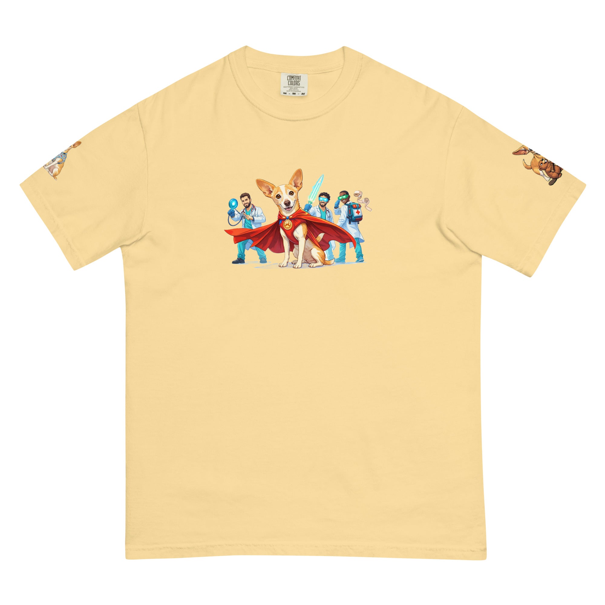 {Super Dog T-shirt featuring a fun superhero-inspired dog graphic.} 
{Unisex Super Dog graphic T-shirt for dog lovers.} 
{Garment-dyed Super Dog T-shirt with premium cotton fabric.} 
{Casual Super Dog tee with bold dog-themed artwork.} 
{Soft unisex Super Dog T-shirt for everyday wear.} 
{Super Dog graphic tee with comfortable relaxed fit.} 
{Premium cotton T-shirt featuring a Super Dog design}. 
{Dog lover T-shirt with colorful superhero dog illustration.} 
{Super Dog unisex T-shirt with durable pr